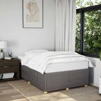 vidaXL Bedframe zonder matras 120x200 cm stof taupe, Verzenden
