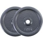 Halterschijven set gietijzer 20 kg - 2x 10 kg - 26 mm, Sport en Fitness, Fitnessmaterialen, Ophalen of Verzenden, Nieuw