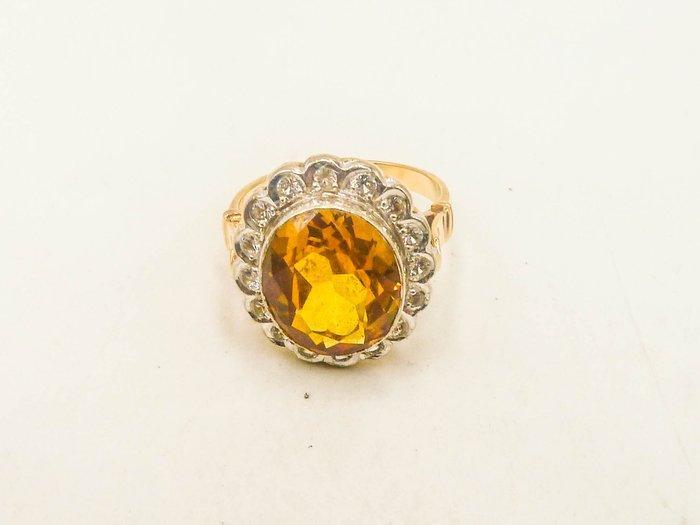 Ring - 18 karaat Geel goud, Handtassen en Accessoires, Ringen