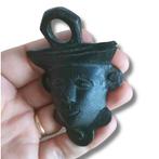 Romain antique Bronze Applique murale en bronze - 7.5 cm