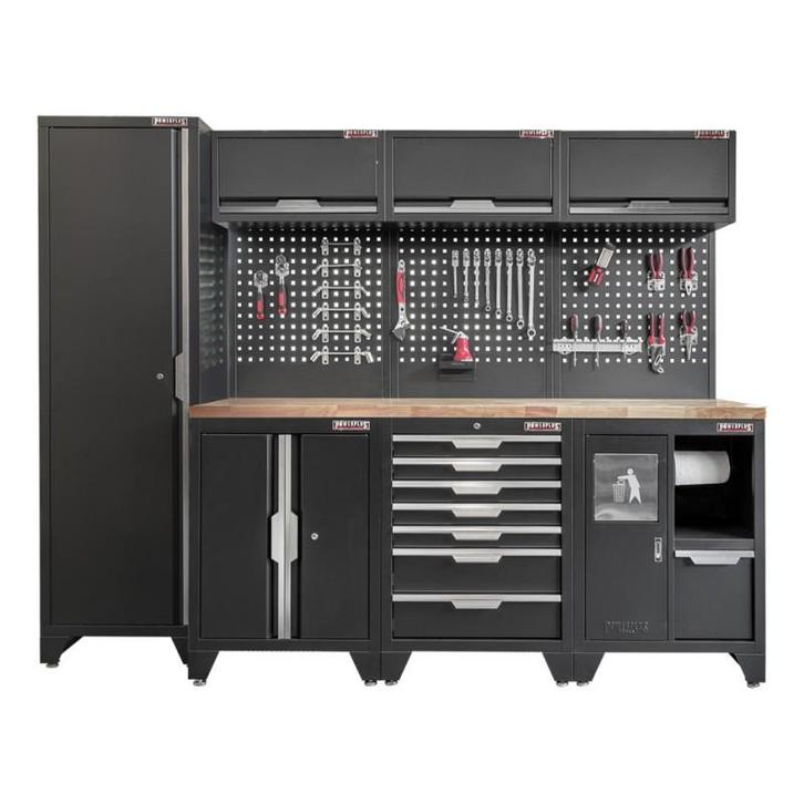 Gereedschapskasten set wandlengte 264 cm. tweedeurs lage, Doe-het-zelf en Bouw, Werkbanken, Ophalen of Verzenden