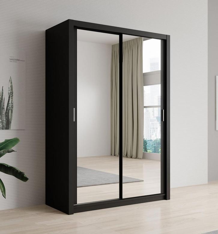 Kledingkast spiegel 150x62x215 Kleerkast schuifdeuren, Huis en Inrichting, Kasten | Overige, Nieuw, Verzenden