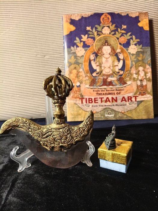 Dorje kartika mes (2) - Antiek - Brons, IJzer - 1980-1990 -, Antiquités & Art, Curiosités & Brocante