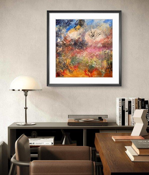 YREI - Un giardino di fine estate, Antiek en Kunst, Kunst | Schilderijen | Modern