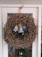 Kerstklok Kerstbel Styropor Piepschuim 9 cm met kleine manco, Nieuw