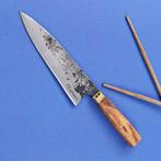 Keukenmes - R614 - Olive - Italië - Geëtste chef’s Gyuto mes