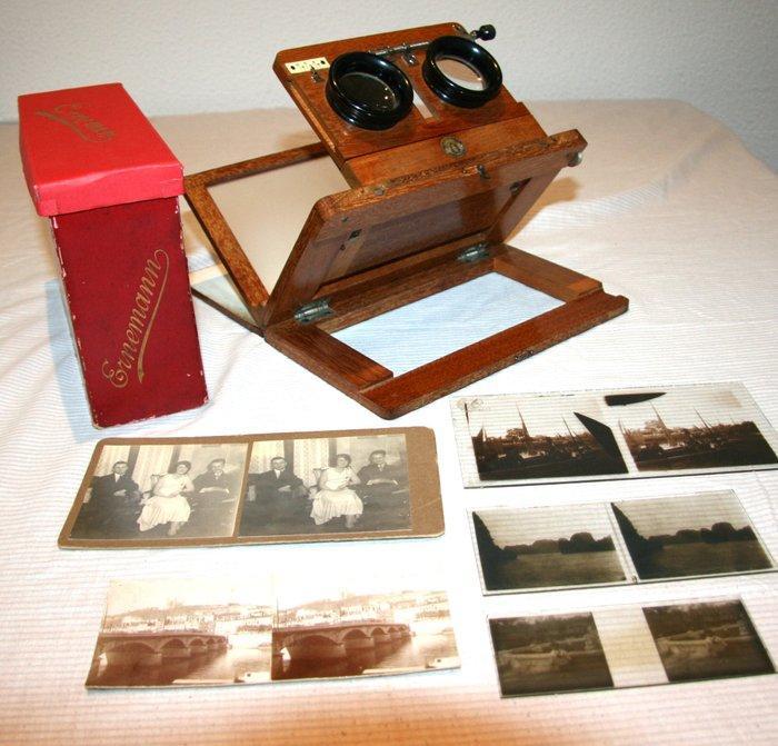 Ernemann Universal Stereoscoop, Verzamelen, Foto-apparatuur en Filmapparatuur