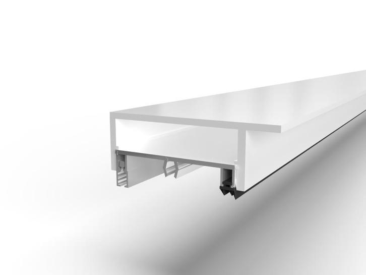 Complete profielset bovenzijde-5000 mm-Wit gelijkend RAL 901, Doe-het-zelf en Bouw, Glas en Ramen, Nieuw, Verzenden