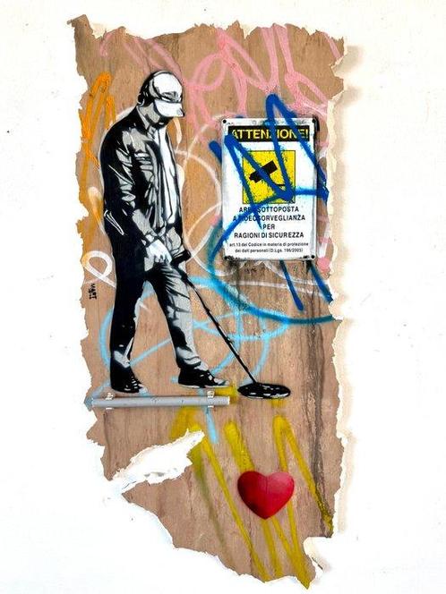 Mart Signed - WHARE IS THE LOVE, Antiek en Kunst, Kunst | Schilderijen | Modern