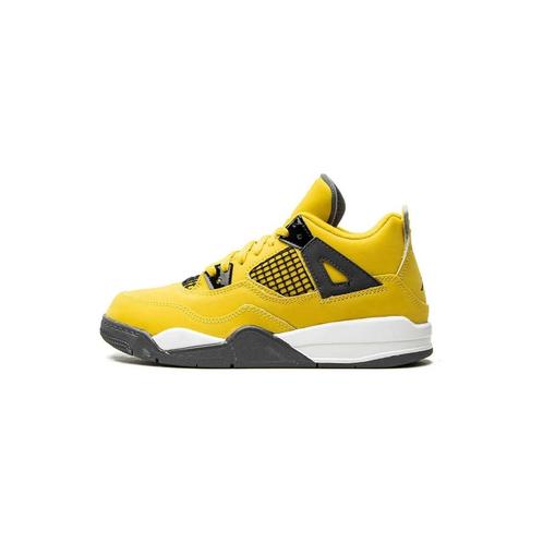 Air Jordan 4 Retro Lightning (PS) - Maat 35 EU, Kleding | Heren, Schoenen, Ophalen of Verzenden