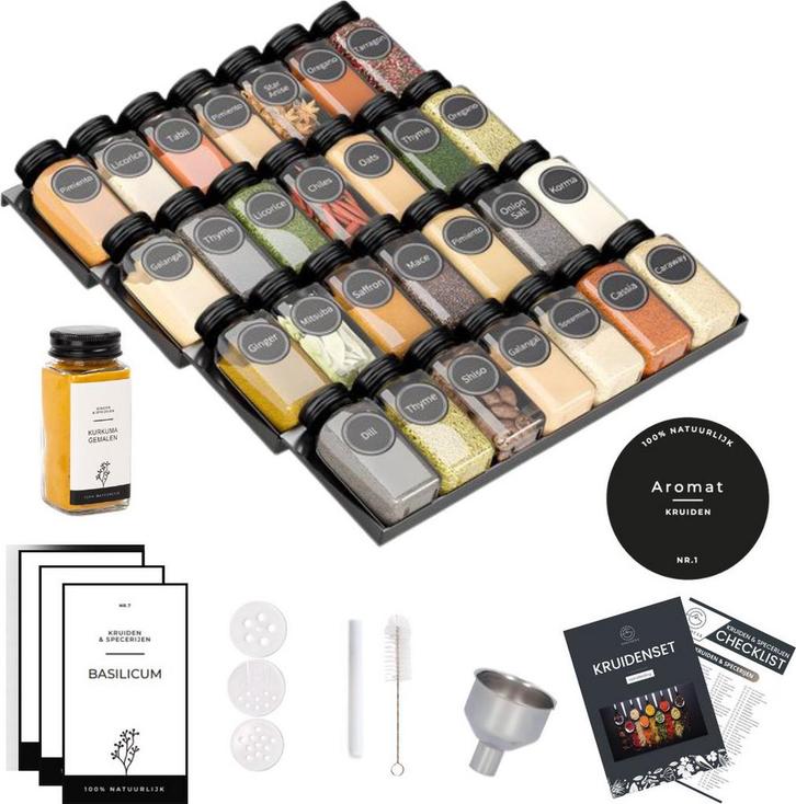 2dekans | Organess Kruidenrek Set – Liggend Acryl Rek – 4, Maison & Meubles, Cuisine | Ustensiles de cuisine, Enlèvement ou Envoi