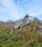 Beeldje - Levensechte reiger - metal