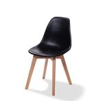 Stoel Keeve | Zwart | Hout/Kunststof | Stapelbaar |, Verzenden, Nieuw in verpakking