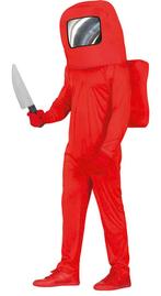 Astronautenpak Kind Rood 14/16 jaar, Verzenden, Nieuw