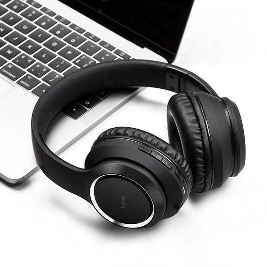 2eChoix | Hoco W28 Black - Casque Bluetooth Over Ear -, Telecommunicatie, Mobiele telefoons | Oordopjes, Ophalen of Verzenden