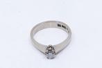 Ring - 18 karaat Witgoud - 0.25ct. tw. Diamant (Natuurlijk), Handtassen en Accessoires, Ringen, Nieuw