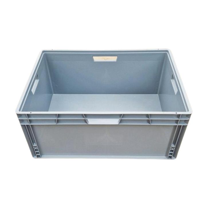 Kunststof Bak Euronorm 800x600x340 mm grijs Nieuw, Doe-het-zelf en Bouw, Kratten en Dozen, Ophalen of Verzenden