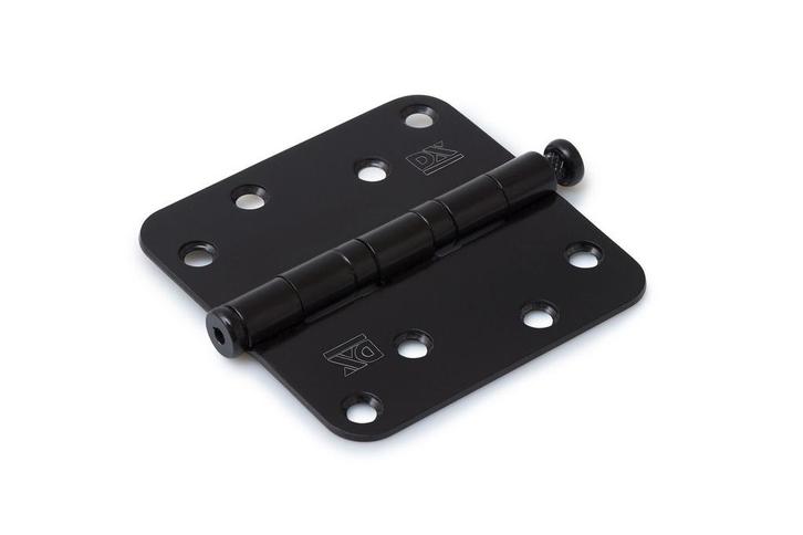 Kogellagerscharnier ronde hoeken RVS zwart tot 80 kilo, Doe-het-zelf en Bouw, Hang- en Sluitwerk, Scharnier, Nieuw, Ophalen of Verzenden