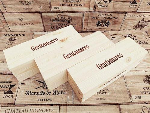 2022 Podere Grattamacco Rosso - Bolgheri DOC - 3 Magnums, Verzamelen, Wijnen
