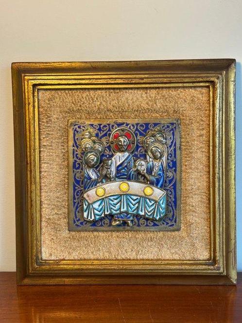 Modest Morató Ojer - Sculpture, Santa Cena Románica - 30 cm, Antiek en Kunst, Kunst | Niet-Westerse kunst
