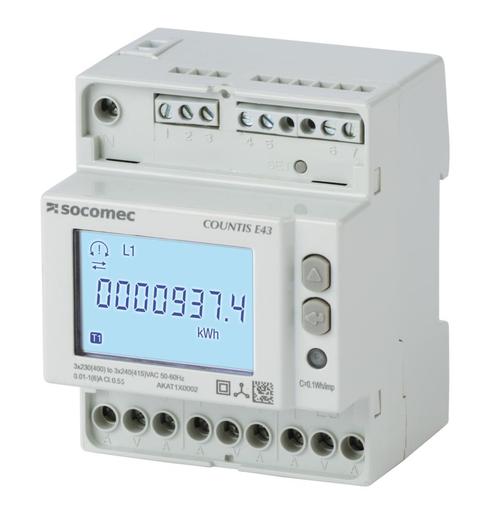Socomec Elektriciteitsmeter - 48503065, Doe-het-zelf en Bouw, Elektriciteit en Kabels, Verzenden