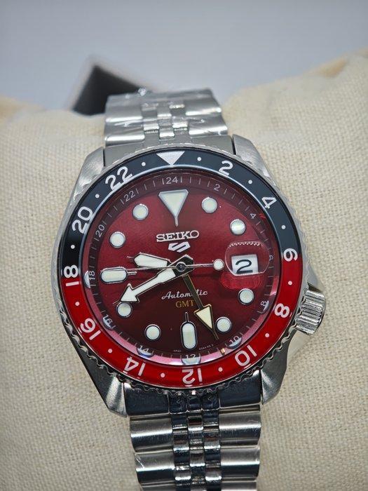 Seiko - 5 Sports Automatic GMT Coke - Zonder Minimumprijs -, Handtassen en Accessoires, Horloges | Antiek