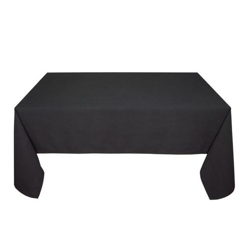 Nappe de Table Black Noir 132x178cm - Treb SP, Huis en Inrichting, Keuken | Textiel, Overige kleuren, Nieuw, Verzenden
