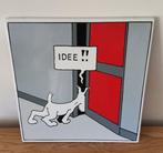 Herge - Plaque émaillée - Milou idée - Tintin au pays des, Nieuw