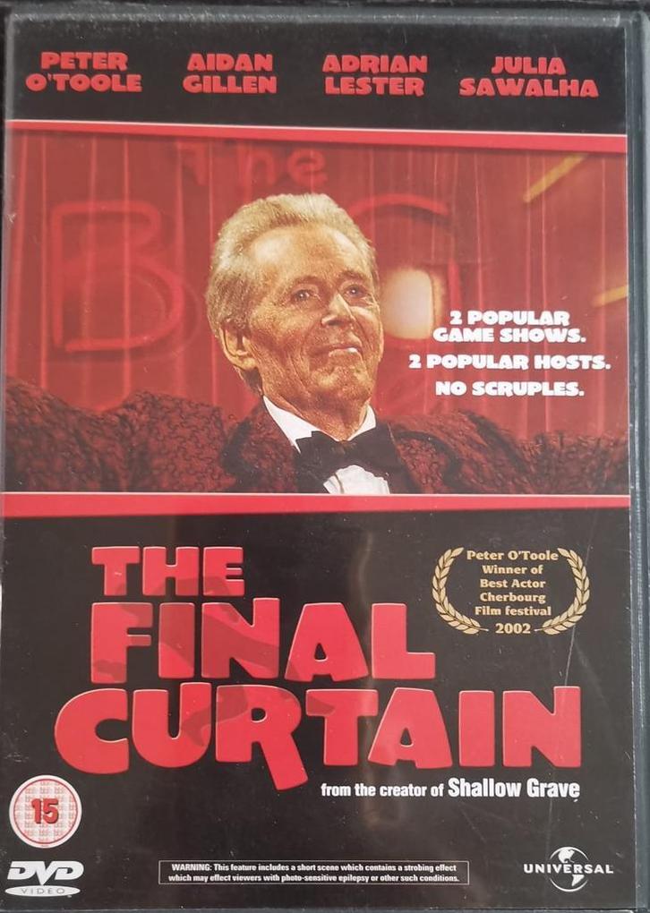 Final Curtain (Peter O´Toole)               Gratis verzenden, Cd's en Dvd's, Dvd's | Tv en Series, Zo goed als nieuw, Komedie