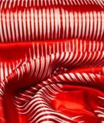 Textiel - 170 cm - 300 cm - Gestreepte Kutnu-stof, Antiek en Kunst