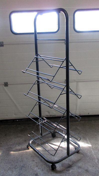 Dubbelzijdige rek, Kranthouder, Folderhouder, B57 x D50 x, Zakelijke goederen, Kantoor en Winkelinrichting | Magazijn, Stelling en Opslag