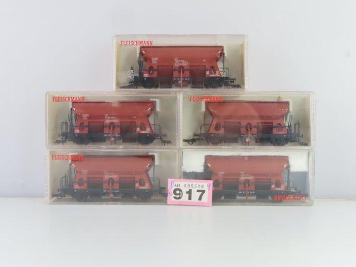 Fleischmann H0 - 5510 - Modeltrein goederenwagon (5) - 5, Hobby en Vrije tijd, Modeltreinen | H0