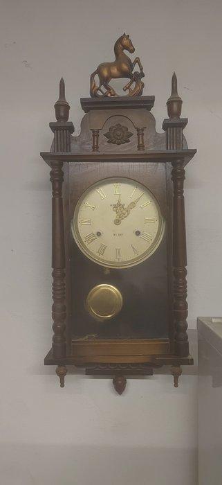 Regulateur wandklok - Hout - 1960-1970, Antiek en Kunst, Antiek | Klokken