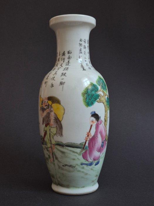 Vaas - Porselein - China - Chinese porseleinen vaas, Antiek en Kunst, Antiek | Overige Antiek