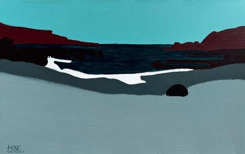 Alonso Cuesta - Playa de los volcanes - XL, Antiek en Kunst, Kunst | Schilderijen | Modern