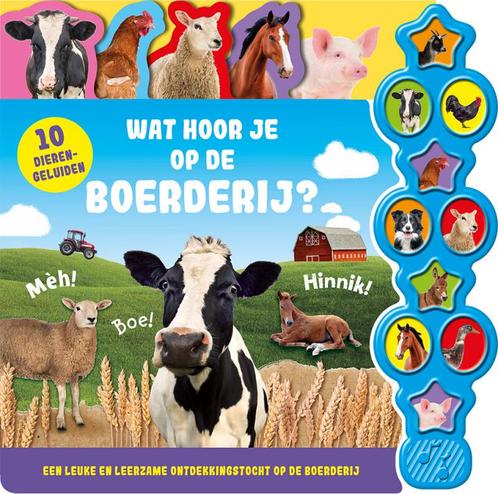 Boek: Wat hoor je op de boerderij? (z.g.a.n.), Livres, Livres pour enfants | 0 an et plus, Envoi