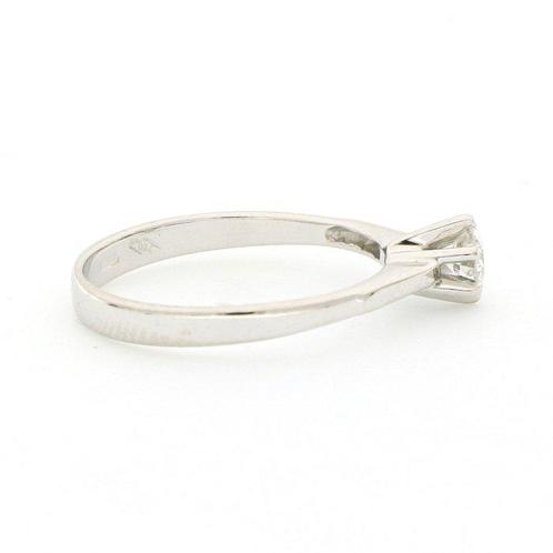 Zonder Minimumprijs - Ring - 18 karaat Witgoud - 0.30ct. tw., Handtassen en Accessoires, Ringen