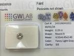 1 pcs Diamant - 0.29 ct - Rond - Elegant lichtgrijs - SI3, Handtassen en Accessoires, Edelstenen, Nieuw