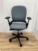 Refurbished Steelcase Leap Bureaustoel - Hoge Kwaliteit, Verzenden, Zo goed als nieuw, Grijs, Bureaustoel