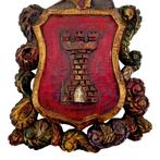 Reliëf - 63.5 cm - Hout