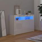 vidaXL Dressoir met LED-verlichting 115,5x30x75 cm hoogglans, Huis en Inrichting, Kasten | Dressoirs, Verzenden, Nieuw