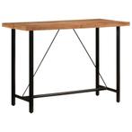 vidaXL Table de bar 150x70x107 cm bois massif dacacia, Neuf, Verzenden