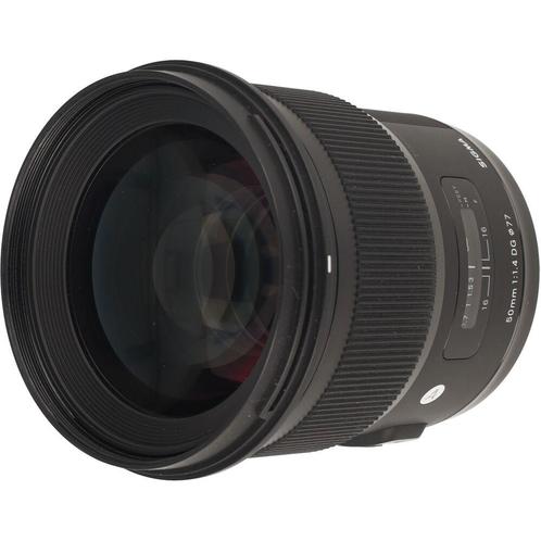 Sigma 50mm F/1.4 DG HSM ART Nikon FX occasion, Audio, Tv en Foto, Foto | Lenzen en Objectieven, Zo goed als nieuw, Verzenden