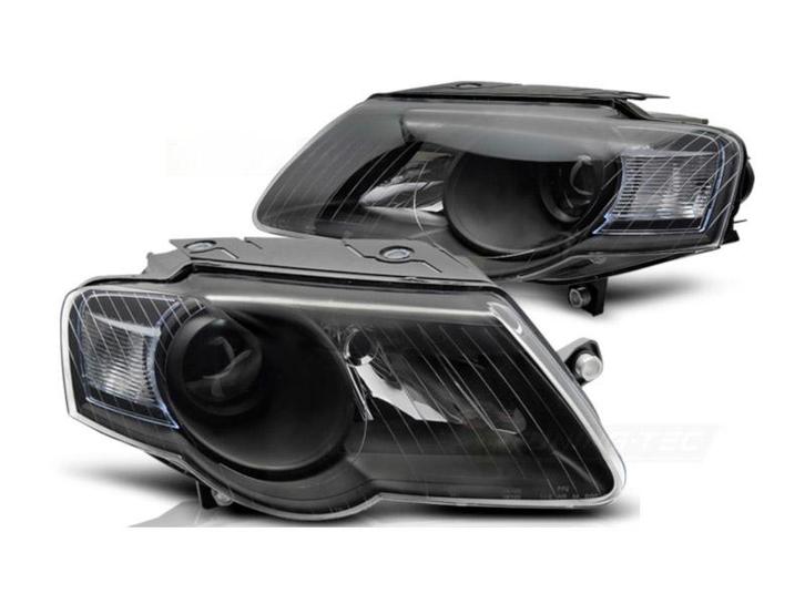 Koplampen Black geschikt voor VW Passat B6 3C, Auto-onderdelen, Verlichting, Nieuw, Volkswagen, Verzenden