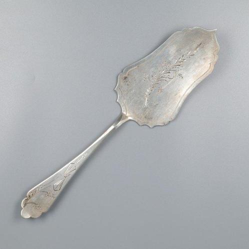 Wed. J.J. Hartman Art-Nouveau - Serveur de gâteaux - Argent, Antiek en Kunst, Antiek | Zilver en Goud