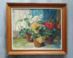 A Jans (XX) - Stilleven met potjes met bloemen