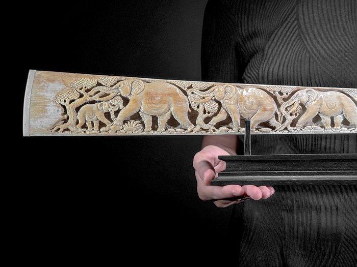 Geen minimale prijs - Fijn groot zwaardvishaals op een, Antiek en Kunst, Kunst | Designobjecten