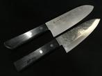 MASAMUNE / Set of 2 /  DEBA  SANTOKU - Keukenmes -, Antiek en Kunst