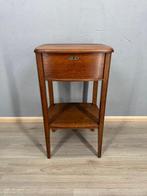 Stijlvol houten kastje / bijzettafel met klepblad - Console