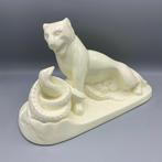 Charles Catteau - Sculpture, Une panthère qui combat un